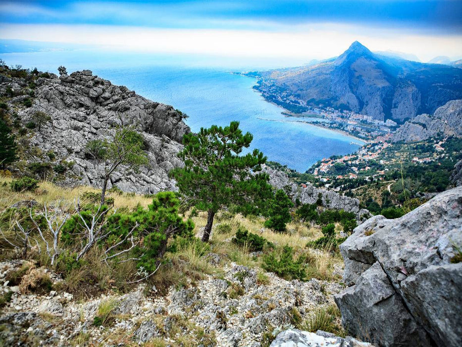 Adriatische Küste bei Omis - CALVENDO Foto-Puzzle'