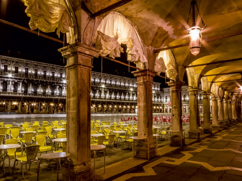 VENEDIG Markusplatz bei Nacht 1000 Teile Puzzle quer - CALVENDO Foto-Puzzle'