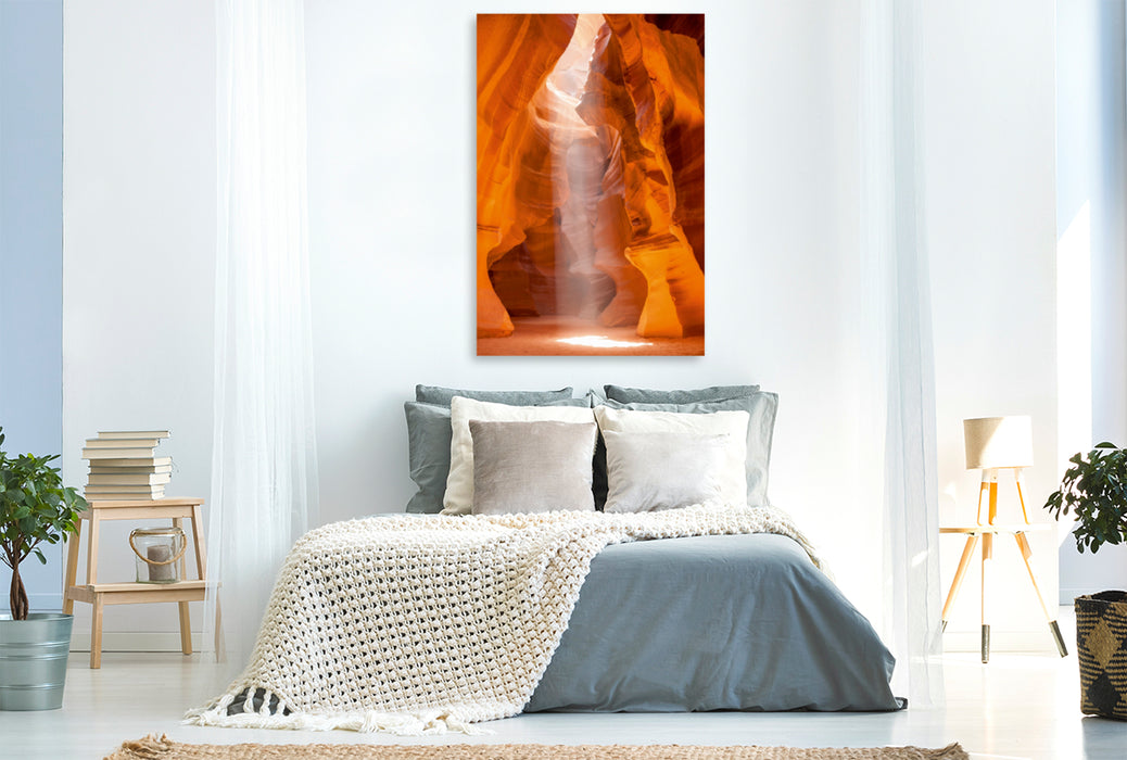 Premium Textil-Leinwand Premium Textil-Leinwand 80 cm x 120 cm  hoch Wunderschöner Antelope Canyon