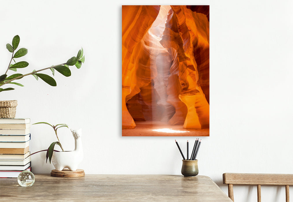 Premium Textil-Leinwand Premium Textil-Leinwand 80 cm x 120 cm  hoch Wunderschöner Antelope Canyon