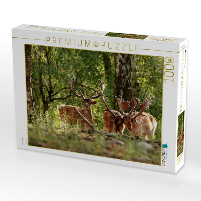 Damhirsche - CALVENDO Foto-Puzzle'