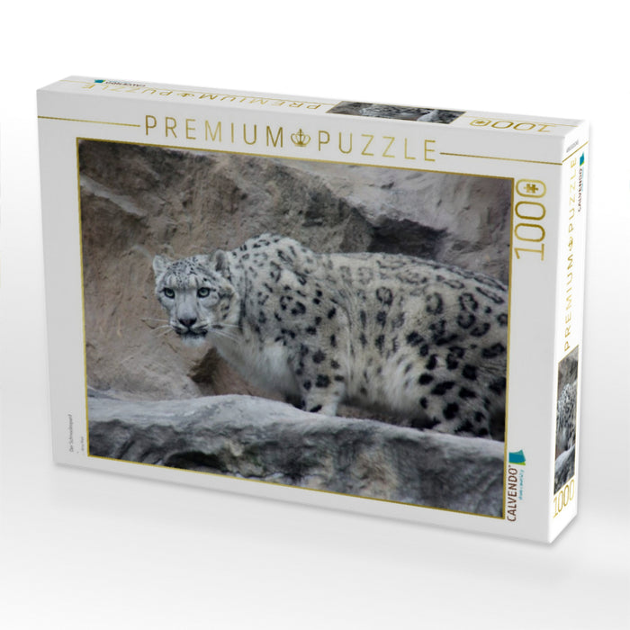 Der Schneeleopard - CALVENDO Foto-Puzzle'