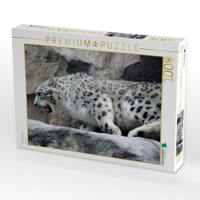 Der Schneeleopard - CALVENDO Foto-Puzzle'
