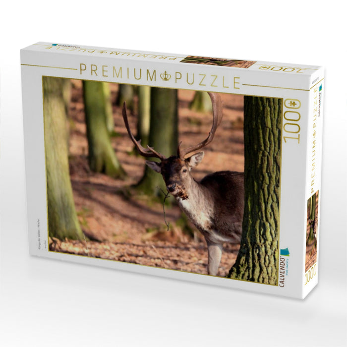 Könige des Waldes - Hirsche - CALVENDO Foto-Puzzle'