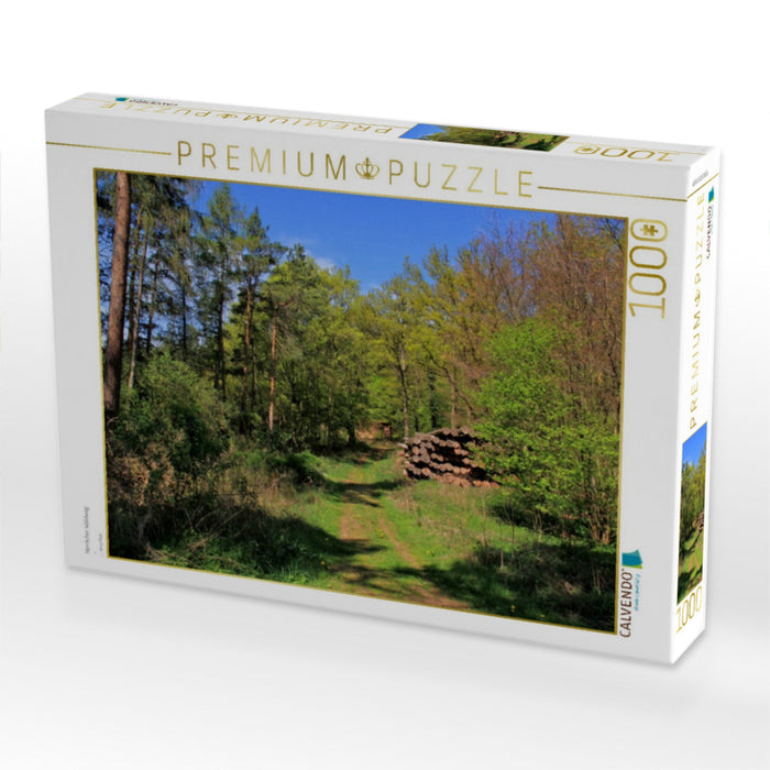 Herrlicher Waldweg - CALVENDO Foto-Puzzle'
