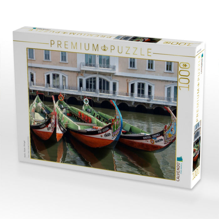 Aveiro - Boote - Portugal - CALVENDO Foto-Puzzle'