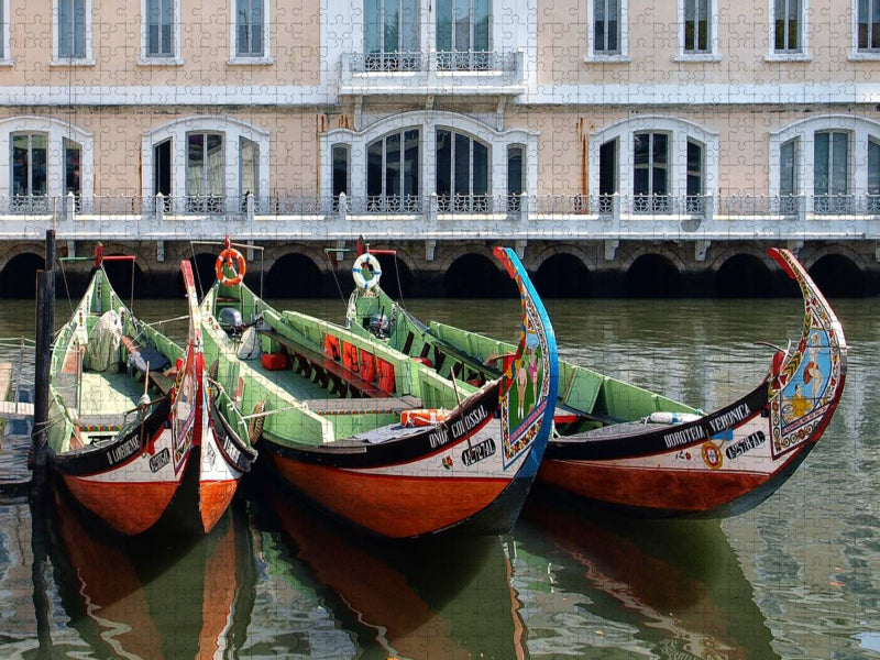 Aveiro - Boote - Portugal - CALVENDO Foto-Puzzle'