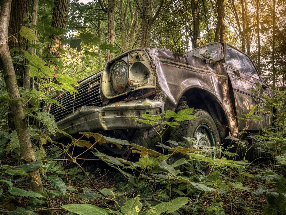 Rostlaube - Mazda 323 - CALVENDO Foto-Puzzle'