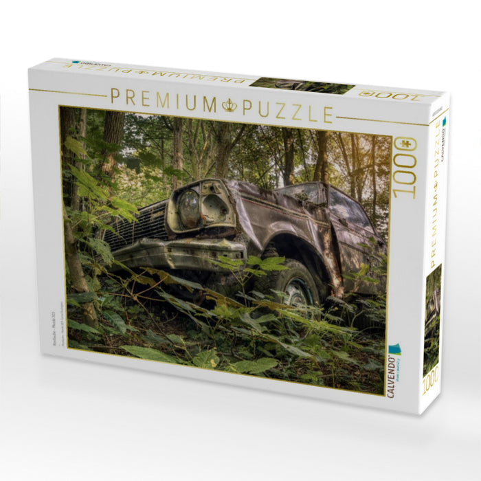 Rostlaube - Mazda 323 - CALVENDO Foto-Puzzle'