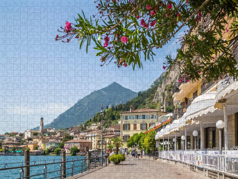 GARDASEE Limone sul Garda Uferpromenade - CALVENDO Foto-Puzzle'