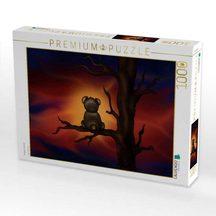 Teddybär bei Nacht - CALVENDO Foto-Puzzle'