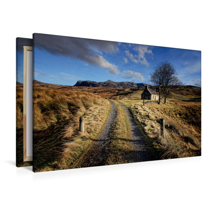 Premium Textil-Leinwand Ben Hope, Sutherland, Schottland