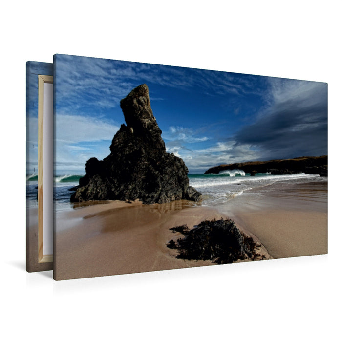 Premium Textil-Leinwand Sango Beach, Durness, Sutherland, Caithness