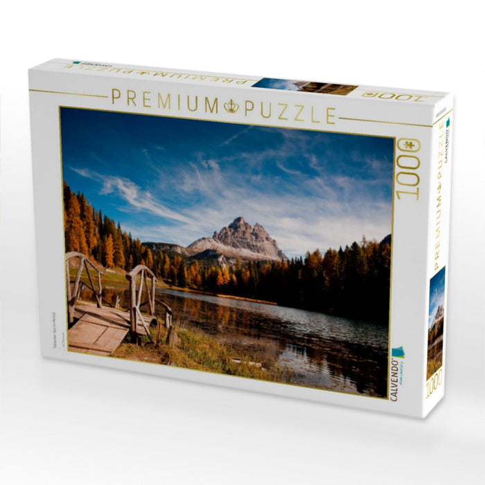 Toblacher See im Herbst - CALVENDO Foto-Puzzle'