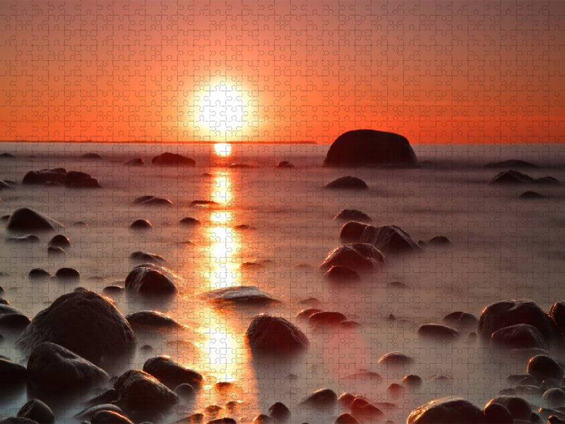 Sonnenuntergang - CALVENDO Foto-Puzzle'
