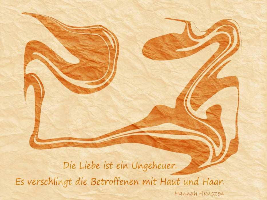 Die Liebe ist ein Ungeheuer - CALVENDO Foto-Puzzle'
