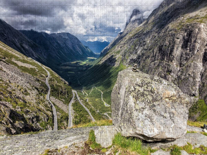 Der Trollstigen - CALVENDO Foto-Puzzle'