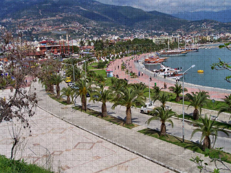 Hafenbecken von Alanya - CALVENDO Foto-Puzzle'