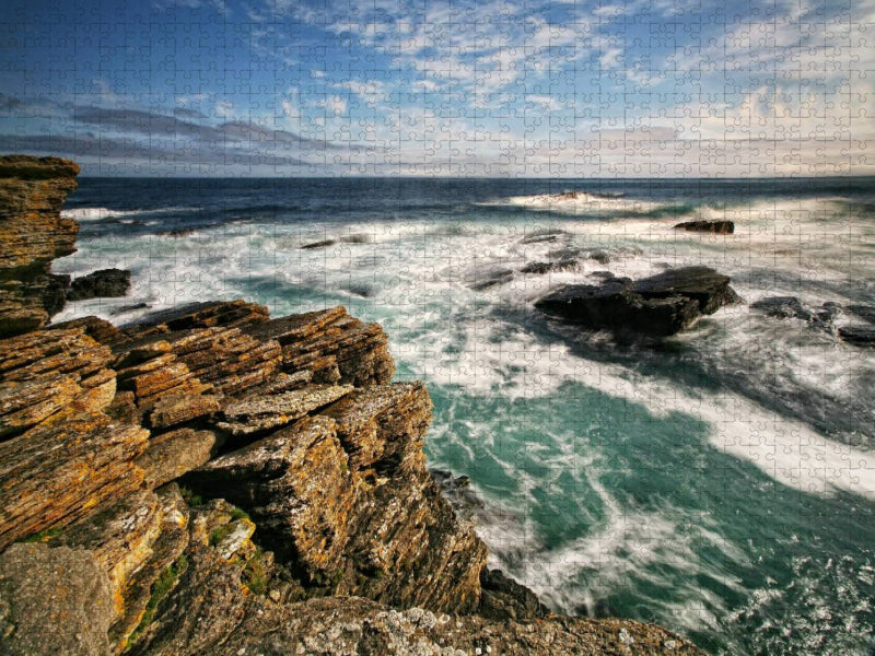 In der Nähe John O'Groats, Caithness, Scotland - CALVENDO Foto-Puzzle'