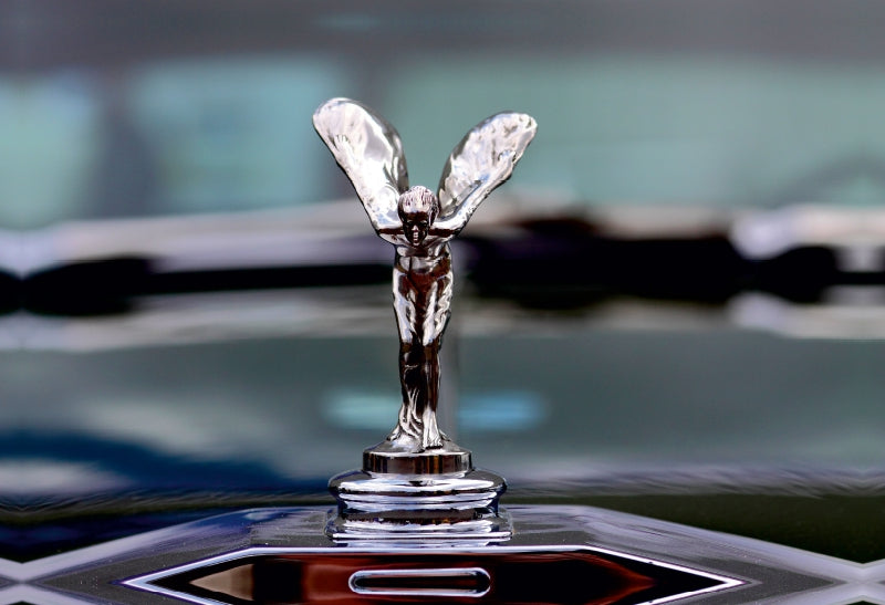 Premium Textil-Leinwand Rolls Royce