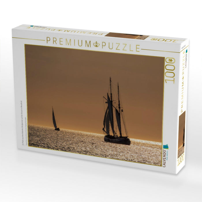 Ein Motiv aus dem Kalender Windjammer auf der Ostsee im Abendlicht - CALVENDO Foto-Puzzle'