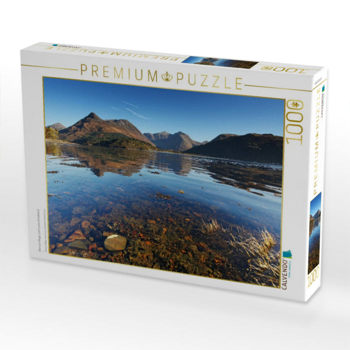 Glencoe Village, Loch Leven Schottland - CALVENDO Foto-Puzzle'