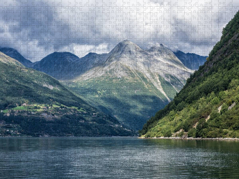 Blick auf dem Storfjord - CALVENDO Foto-Puzzle'