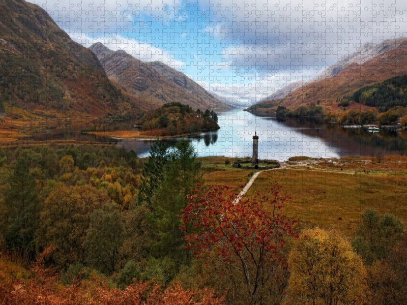 Glenfinnan Monument, Schottland - CALVENDO Foto-Puzzle'