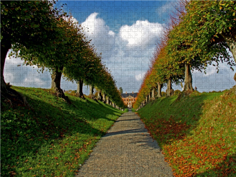 Die Festongallee zum Schloss Bothmer 1000 Teile Puzzle quer - CALVENDO Foto-Puzzle'