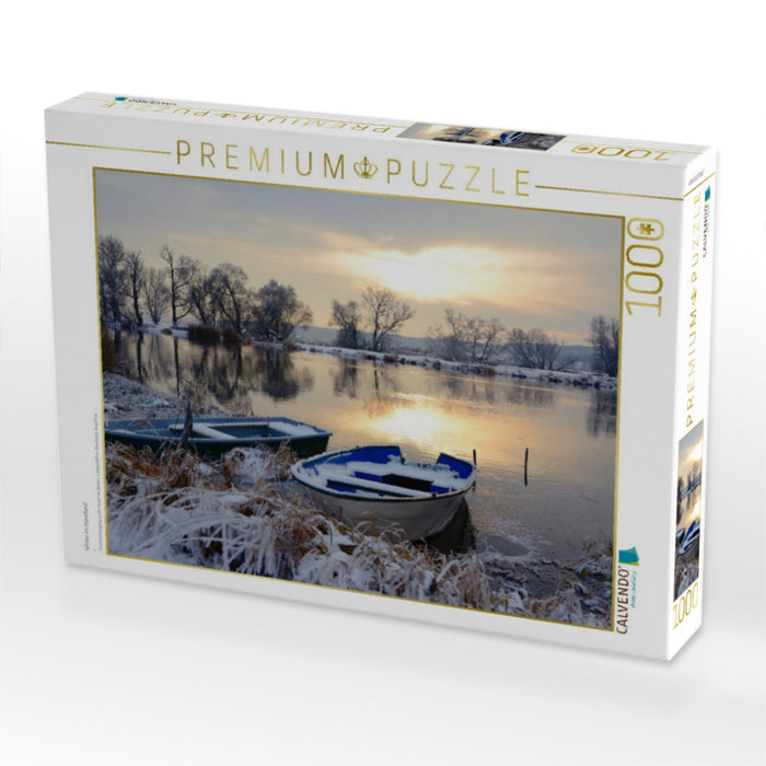 Winter im Havelland - CALVENDO Foto-Puzzle'