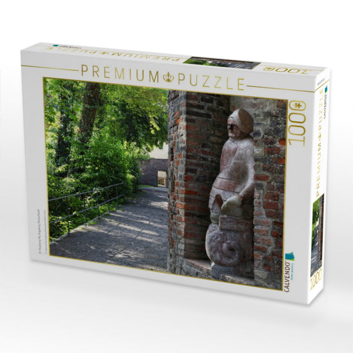 D`r Stoinerne Ma, Augsburg, Deutschland - CALVENDO Foto-Puzzle'