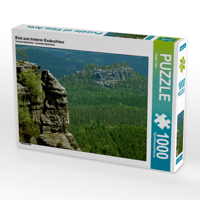 Blick zum hinteren Raubschloss 1000 Teile Puzzle quer - CALVENDO Foto-Puzzle'