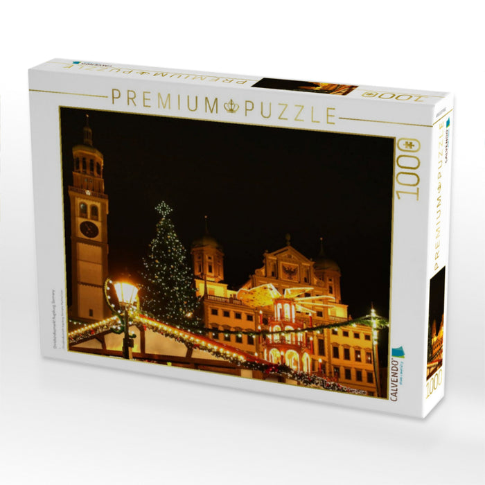 Christkindlesmarkt Augsburg, Germany - CALVENDO Foto-Puzzle'