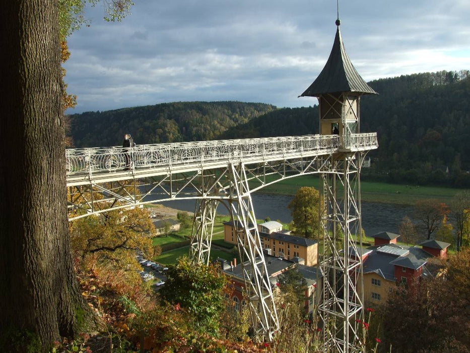 Fahrstuhl zur Ostrauer Scheibe - CALVENDO Foto-Puzzle'