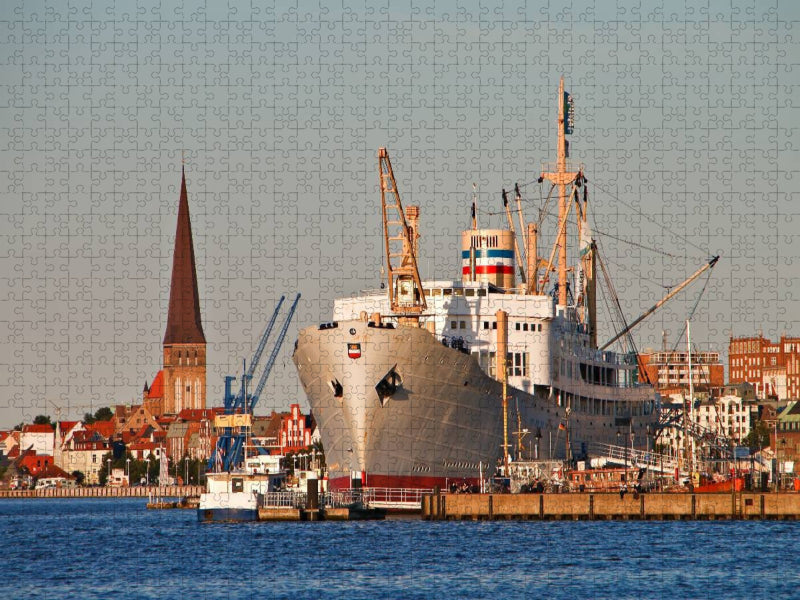 Blick auf Rostock - CALVENDO Foto-Puzzle'