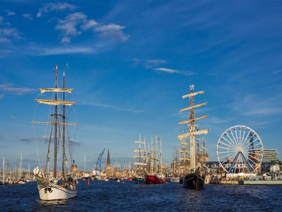 Segelschiffe auf der Hanse Sail - CALVENDO Foto-Puzzle'