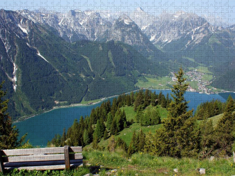 Ausblick über den Achensee - CALVENDO Foto-Puzzle'