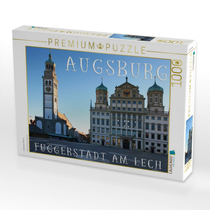 Augsburger Rathaus - CALVENDO Foto-Puzzle'