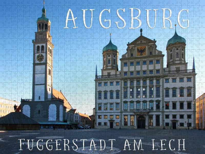 Augsburger Rathaus - CALVENDO Foto-Puzzle'