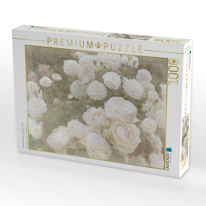 Romantische Rosen - Shabby Chic Style - CALVENDO Foto-Puzzle'