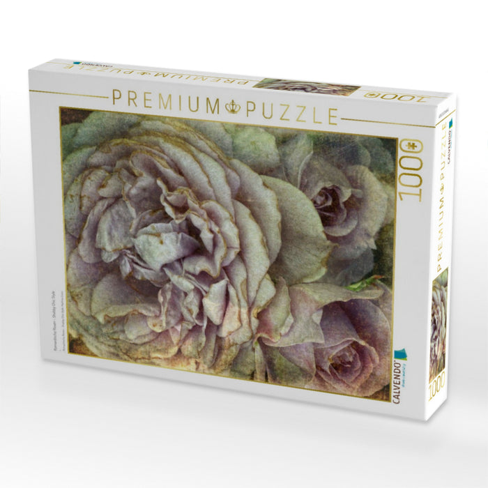 Romantische Rosen - Shabby Chic Style - CALVENDO Foto-Puzzle'