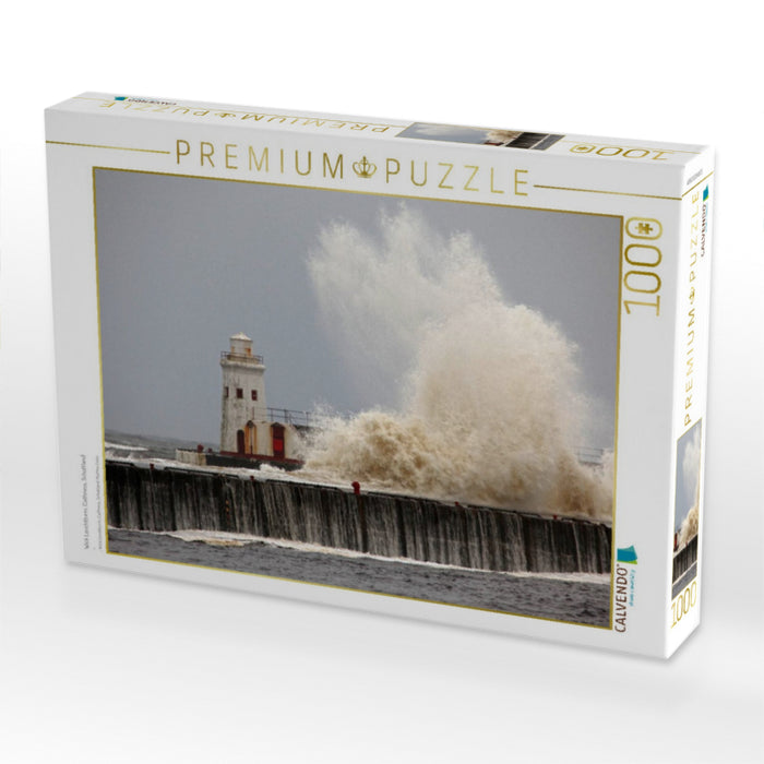 Wick Leuchtturm, Caithness, Schottland - CALVENDO Foto-Puzzle'
