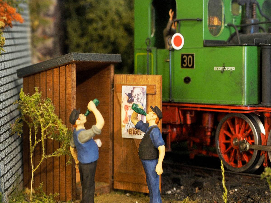 Eisenbahner bei der Pause - CALVENDO Foto-Puzzle'