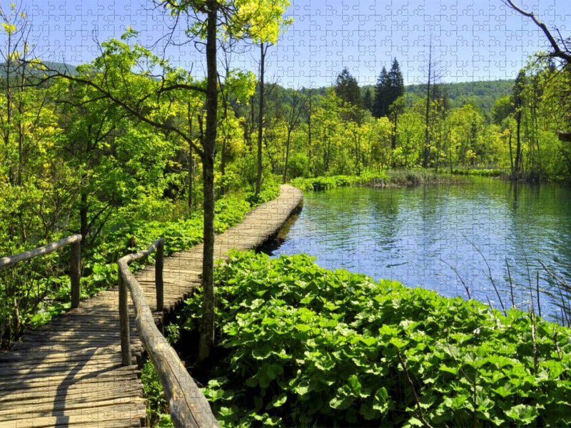 Ein Motiv aus dem Kalender Die Plitvicer Seen - CALVENDO Foto-Puzzle'