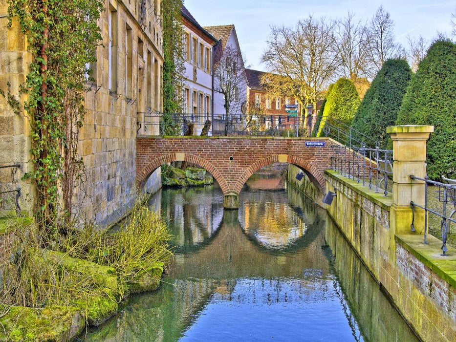 Nottuln - Schlossbrücke - CALVENDO Foto-Puzzle'