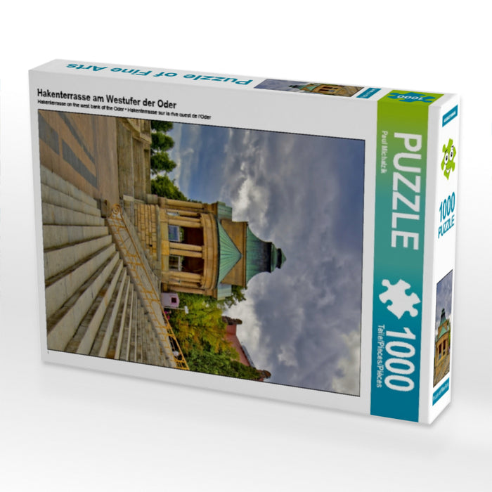 Hakenterrasse am Westufer der Oder 1000 Teile Puzzle hoch - CALVENDO Foto-Puzzle'