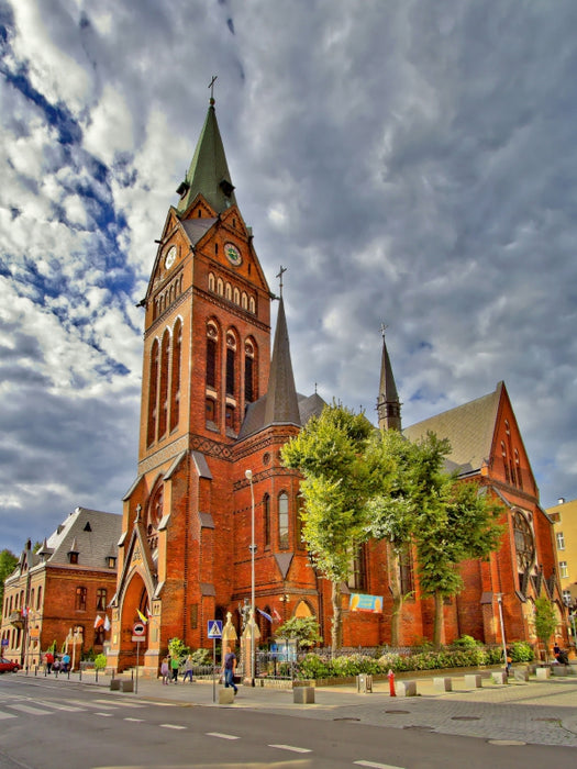 Johannes der Täufer Kirche in Stettin,1888-1890 gebaut 1000 Teile Puzzle hoch - CALVENDO Foto-Puzzle'