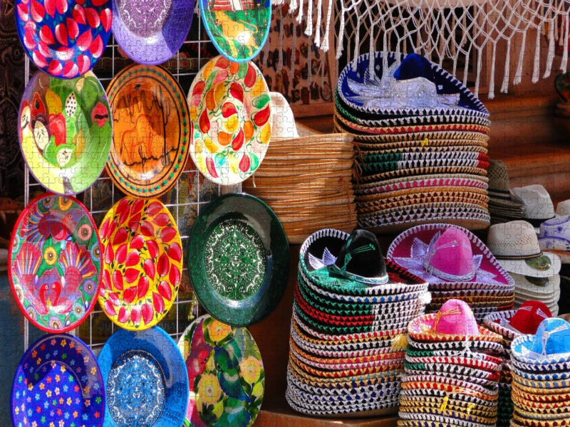 Souvenirs in Playa del Carmen - CALVENDO Foto-Puzzle'