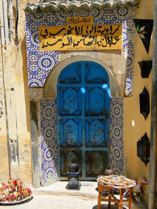 Tür in Fes - CALVENDO Foto-Puzzle'