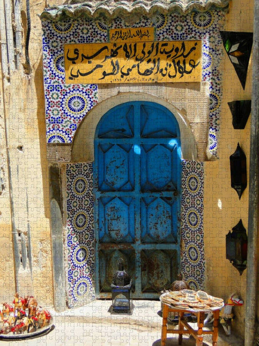 Tür in Fes - CALVENDO Foto-Puzzle'